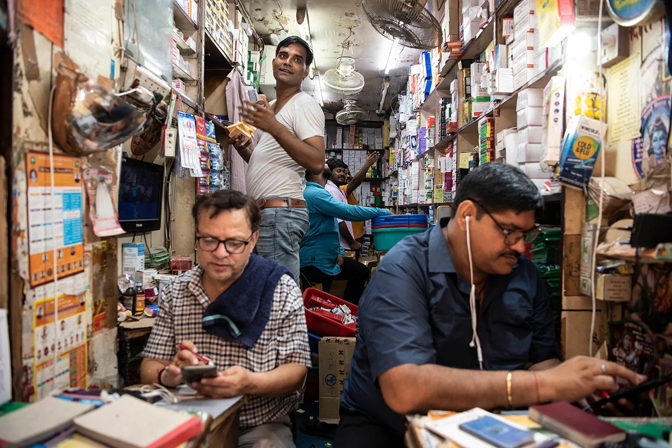 A small pharmacy in rural India